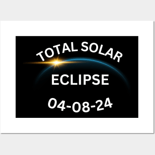 Total Solar Eclipse 2024 Posters and Art